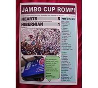 Lilywhite Multimedia Hearts 5 Hibernian 1 - 2012 Scottish Cup final - souvenir print