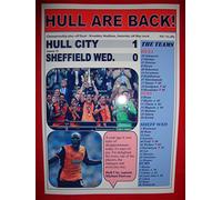 Lilywhite Multimedia Hull City 1 Sheffield Wednesday 0 - 2016 Championship play-off final - souvenir print