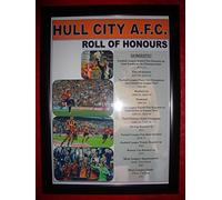 Lilywhite Multimedia Hull City club history roll of honours - framed print