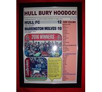Lilywhite Multimedia Hull FC 12 Warrington Wolves 10 - 2016 Challenge Cup final - framed print