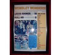 Lilywhite Multimedia Leeds Rhinos 50 Hull KR 0-2015 Challenge Cup final - framed print