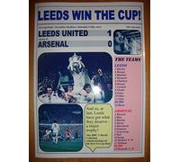 Lilywhite Multimedia Leeds United 1 Arsenal 0 - 1972 FA Cup final - souvenir print
