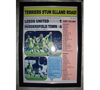 Lilywhite Multimedia Leeds United 1 Huddersfield Town 4 - 2016 - framed print