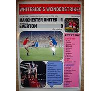 Lilywhite Multimedia Manchester United 1 Everton 0-1985 FA Cup final - souvenir print