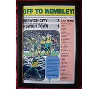 Lilywhite Multimedia Norwich City 3 Ipswich Town 1 - Norwich at Wembley - 2015 - framed print