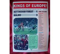 Lilywhite Multimedia Nottingham Forest 1 Malmo 0 - 1979 European Cup final - souvenir print