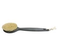 Lilywoods Unibody Bath Brush with Short Tough Cactus Bristles & Long Handle 35cm/13.78in Made from Wood & Plastic Composite