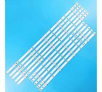 LILYY 10pcs LED Backlight bar for 50PUS6201 50PUS7383 50PUS6753 50PUS6162 50PUS6262 50PUS6503 TPT500U1-QVN03.U LB50082 LB50086 LB50089 Energy-Saving