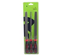 Lima 200mm 3 Piece File Set Made of high Strength Steel, Ideal for Precision Metal and Wood Working