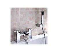 Lima Cube Square Bath Shower Mixer and Shower Handset