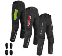 LIMA MOTO Men’s Motorcycle Cordura 600D Waterproof Trousers CE Approved Motorbike Riding Pants with Knee & Hip Removeable Liner All SeasonTextile Biker Trousers (UK, Alpha, XL, Regular, Regular, RED)