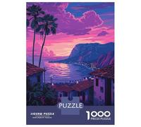 Lima, Peru︰ Coastal Cityscape at Sunset 1000 Piece Jigsaw Puzzle, Historic Square Architecture, Screen-Free Fun, Matte Printed Jigsaw, for Travel Lovers, 52x38cm/1000pcs