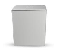 LIMAC Design PETER Leather Laundry Basket with Leather Lid, Modern Laundry Basket with Removable Laundry Bag, Laundry Hamper for Bedroom, Bathroom, Laundry Room, Made in Italy. (White)