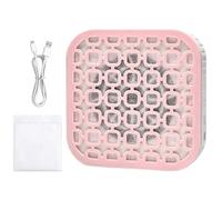 Limage Dust - Portable Jewelry Holder PU Leather 2 Layers | Electric Nail Vacuum Quiet Rechargeable 2 Modes for Storage in Bedroom, Dressing Table, Travel