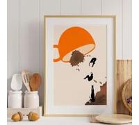 LIMAIDUO Canvas Posters, Modern Art Printing, Creative Coffee Cup Art, Mural Canvas, Bedroom and Living Room Wall Home Decor(70x100cm/Internal Frame)