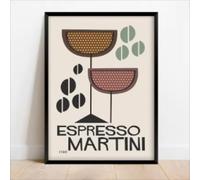 LIMAIDUO Cocktail Gin Tonic Retro Mid Century Modern Kitchen Bar Art Poster Canvas Painting Wall Print Picture Home Decor 40x60cm Frameless