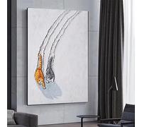 LIMAIDUO Paintings Future City Architecture Landscape Urban Indoor Abstract Canvas Poster Decor Wall Art Living Room Posters(30x45cm/Internal Frame)