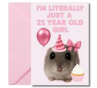 LimaLima 21st Birthday Card For Her Girls Women Funny Design Perfect For Friends Daughter Granddaughter Niece