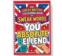 LimaLima Adult Colouring Book Great British Swear Words Design Funny Rude Gift for Women