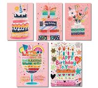 LimaLima Birthday Cards For Women Female Multipack Collection Pack 10 A5 When Folded Blank Inside For Personal Greeting With Storage Box