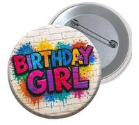 LimaLima Birthday Gift For Girls 76mm Badge Double Digits Daughter Granddaughter Niece