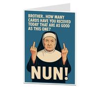 LimaLima Brother Birthday Card Older Younger Funny Rude Design Perfect For 18th 21st 30th 40th & 50th