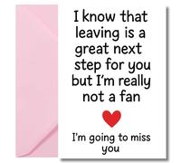 LimaLima Leaving Card For Women Congratulations New Job Gift For Bestie Large A5 When Folded Blank Inside