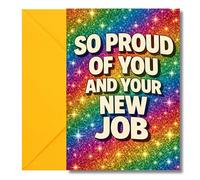 LimaLima New Job Card So Proud Leaving Gift For Women & Men