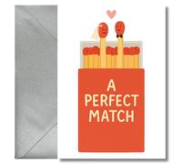 LimaLima Wedding Card Congratulations Just Married Funny Perfect Match New Mr & Mrs