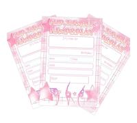 Limarqabel 20 Pcs Gymnastics Birthday Invitations with Envelopes Tumble Jump Play Birthday Invites Cards Jump Birthday Party Invitations Supplies Decorations for Kids or Teen Party (100x152.4mm