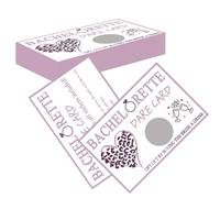 Limarqabel 50 Pcs Bachelorette Scratch Off Dare Game Cards 2x3 Inch Scratch Off Cards for Wedding Bridal Showers Party Supplies