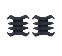 Limb Dampers, 2-Pack Crab Shock Absorber, Vibration Reduction for Compound Bows, Quiet Hunting Accessory, Fits 2.3-3.2cm Gap(Black)