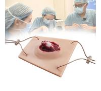 Limb Open Model Fracture Training Model, Reusable Wearable Trauma Mannequin Module, Replicating Wound Morphology, for Fracture Wound Bandaging Suture Training and First Aid Practice