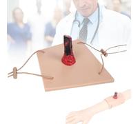 Limb Penetrating Trauma Model, Wound Care Model, Simulating A Real Wound, Wearable/Adjustable Design, for Stop The Bleed Training, Suturing Practice Suitable