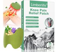 Limberlife Knee Pain Relief Patches, 36Pcs Natural Relief Heat Knee Patch, Wormwood Knee Patches for Pain Relief, Warming Herbal Patches for Knee Back Neck Shoulder