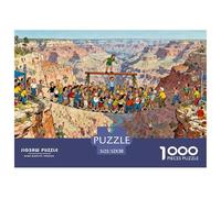 Limbo Contest on A Tightrope Wooden Jigsaw Puzzle Waterproof 1000 Piece Puzzles for Adults Challenging And Brainteasing Educational Games