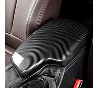 LIMBQS 328i 435i Armrest Cover, Carbon Fiber Color Center Consoles Pad for BMW F30 F32 F34 (ABS Material) (F30 2012-2019)