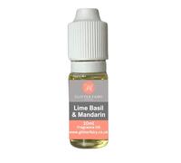 Lime Basil & Mandarin Fragrance Oil - 10ml Dropper Bottle - Perfect for Wax Melts, Home Diffuser, Oil Burner, Soap Making, Candles, Bath Bombs, Perfume Scents, UK Manufactured