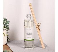 Lime Basil & Mandarin Luxury Reed Diffuser Refill 200ml + 10 Replacement Fibre Reeds - Highly Scented & Long Lasting