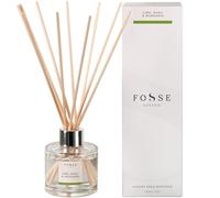 Lime Basil & Mandarin Reed Diffuser 100ml | Sophisticated Citrus | 10 Natural Fibre Reeds | Vegan & Paraben Free | 2+ Months | Handmade in UK - Fosse Living
