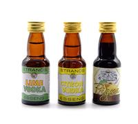 Lime + Citron + Quince Flavouring Set 3x25ml - Alcohol-Free Vodka Style Essences for 750ml Infusions - Fruity Citrus Aromas