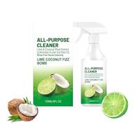 Lime & Coconut Multi-Purpose Degreasing Spray, All Purpose Degreaser Spray, Powerful Grease Removal Formula for Kitchen, Cookware, Oven, Grill And Surfaces, Refreshing Scent (1Pc)