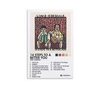 Lime Cordiale 14 Steps to A Better YouWall Art Poster Waterproof Living Room Bedroom Office Modern Canvas Printing Home Decoration Gift CreativityLime Cordiale 14 Steps to A Better You20x30inch(50x75c