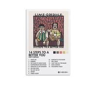 Lime Cordiale 14 Steps to A Better YouWaterproof Posters Wall Art Posters Waterproof Home Printing Moisture-proof Easy to Install And Fade ResistantUnframe-style20x30inch(50x75cm)