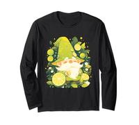 Lime Gnome Wildlife Lime Fruit Animal Art Gnome Lover Long Sleeve T-Shirt