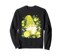 Lime Gnome Wildlife Lime Fruit Animal Art Gnome Lover Sweatshirt
