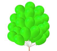 Lime Green Balloons 10 inch Fruit Light Green Balloons for Birthday Party Soccer Jungle Safari Theme Party Decoration Supplies 50 pcs Balloon Pack