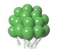Lime Green Balloons, Emerald Green Balloon, Apple Balloon - VGRDTW 50Pcs 12 Inch Latex Balloons for Birthday Christmas Wedding Baby Shower Party Decorations