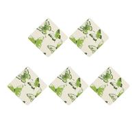 Lime Green Butterfly Car Air Freshener Hanging Incense Chips 5 Pack Automotive Scented Hanging Sheets for Car Home Auto Interior Decor Rhombus,black-style