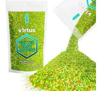Lime Green Holographic Glitter Paint Additive 100g | Sparkle Glitter Paint for Walls Interior Exterior, v1rtus